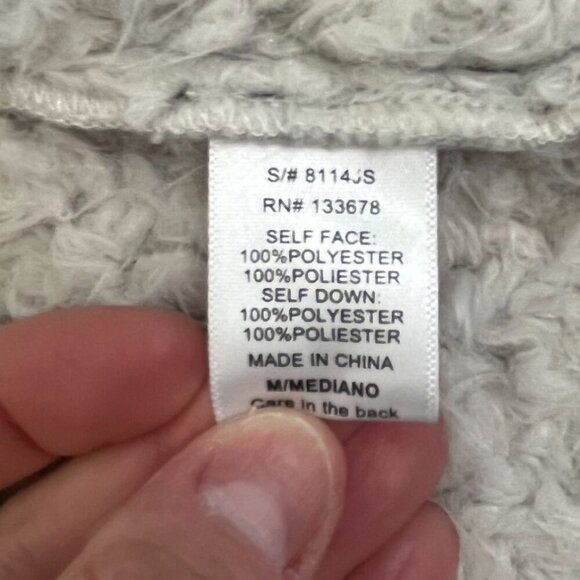 CAGE Black Faux Suede Sherpa Moto Jacket – Women’s Medium - Picture 10 of 11